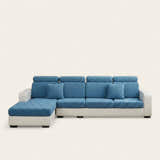 Sofa Cushion Cover – Corduroy Knit – Stormy Blue