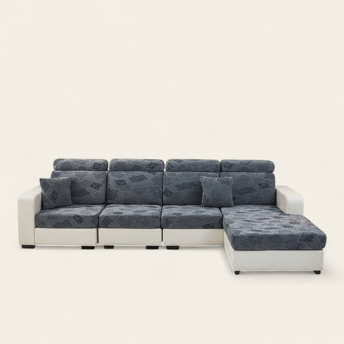 Sofa Cushion Cover – Geometric – Charcoal