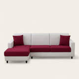 Sofa Cushion Cover – Jacquard – Bordeaux