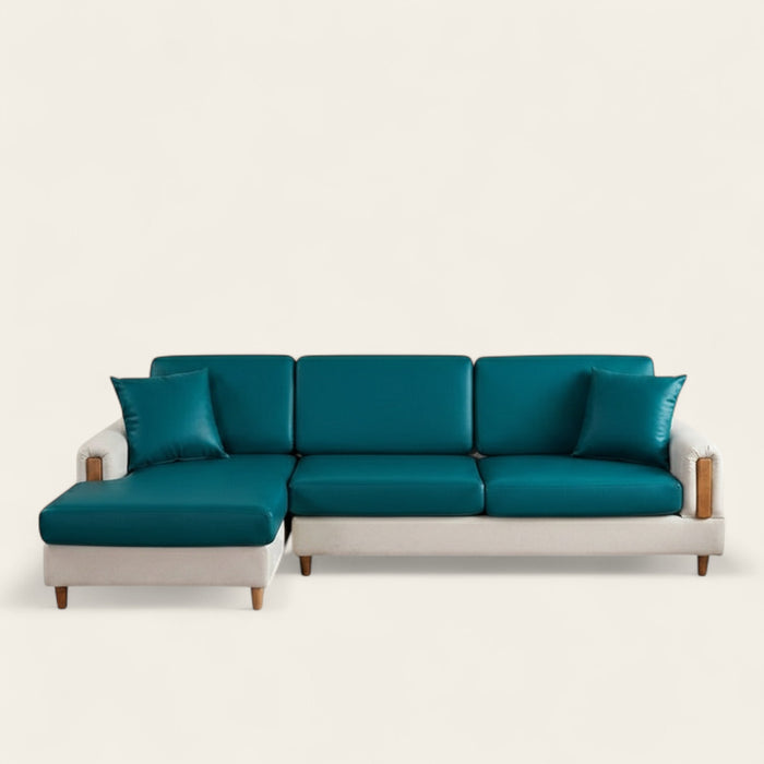 Sofa Cushion Cover – Leather Look – Forest
