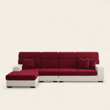 Sofa Cushion Cover – Plain Stretch – Bordeaux