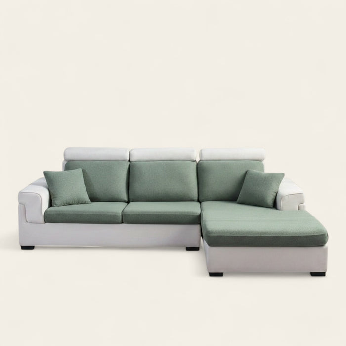Sofa Cushion Cover – Plain Stretch Compact – Sage Mist