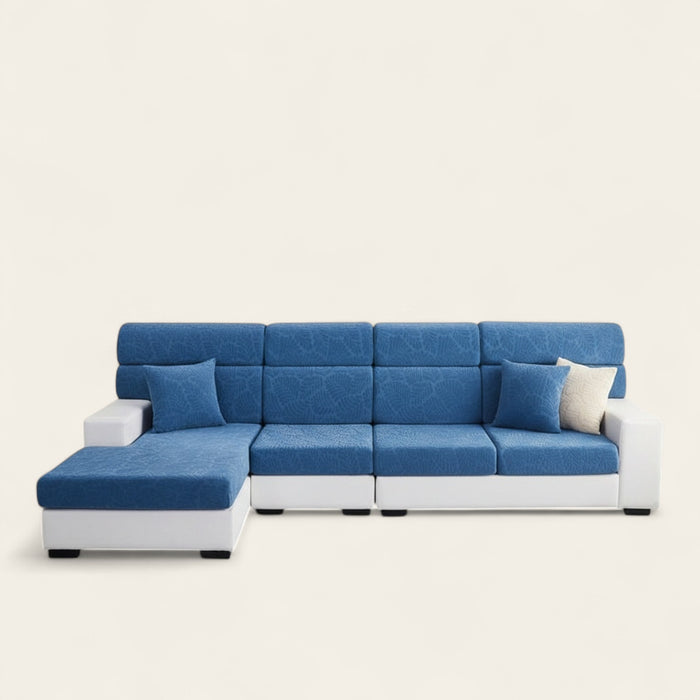 Sofa Cushion Cover – Plain Stretch Compact – Sky Mist