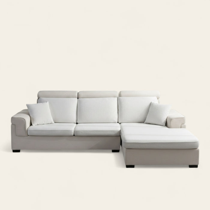 Sofa Cushion Cover – Plain Stretch – Ivory Cream