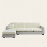 Sofa Cushion Cover – Plain Stretch Sectional – Ivory Cream