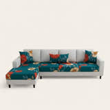 Sofa Cushion Cover – Tropical Floral – Forest