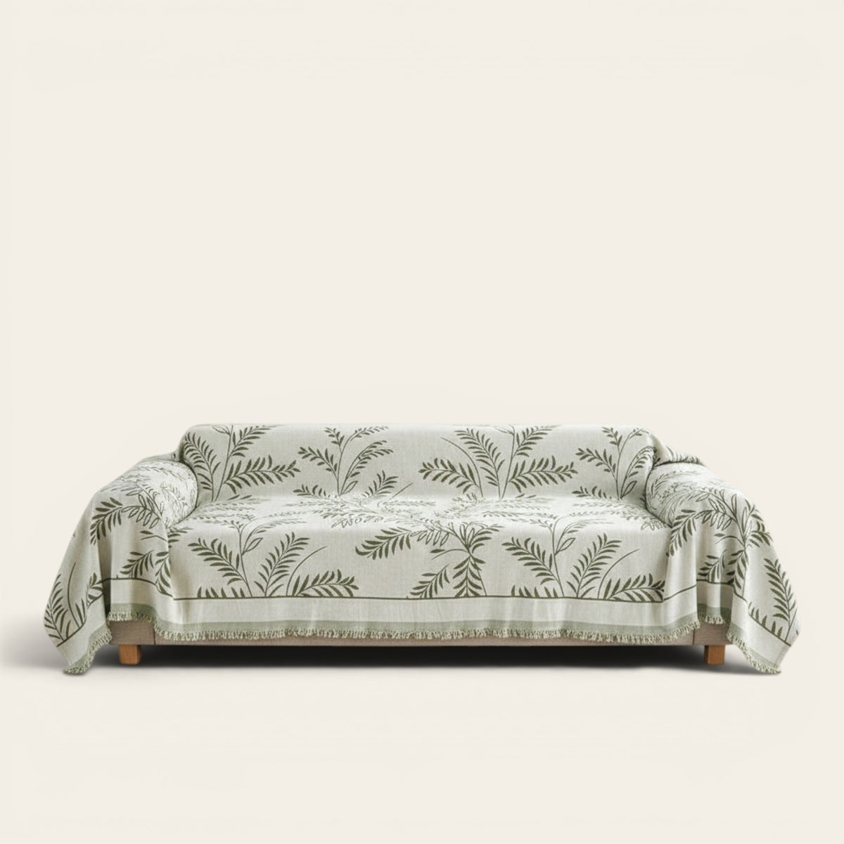 Sofa Throw – Botanical Print – Forest
