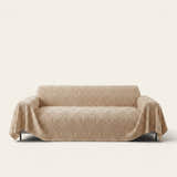 Sofa Throw – Chenille – Bouclé Sand