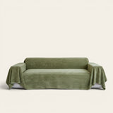 Sofa Throw – Soft Knit – Sage Mist
