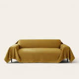 Sofa Throw – Velvet – Honey