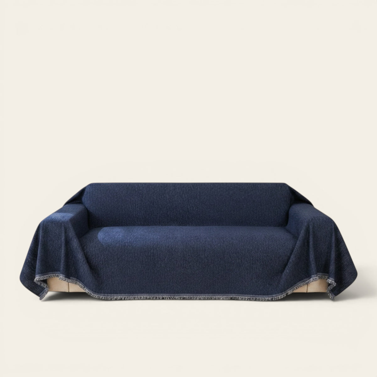 Sofa Throw – Velvet – Midnight Navy