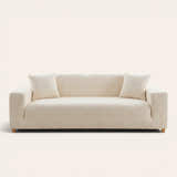 Sofa Cover – Floral – Cream Petal