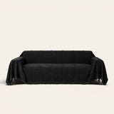 Sofa Throw – Classic Striped – Ebony Elegance