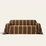 Sofa Throw – Classic Striped – Mocha Harmony
