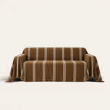 Sofa Throw – Classic Striped – Mocha Harmony