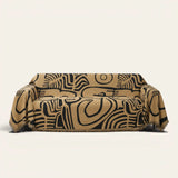 Sofa Throw – Contemporary Tribal – Ebony Sand