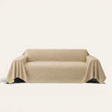Sofa Throw – Luxe Diamond – Oat Beige