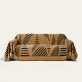 Sofa Throw – Modern Jungle – Savanna Earth