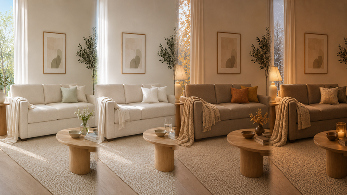 Seasonal Sofa Refresh: Styling a Cover Through the Year