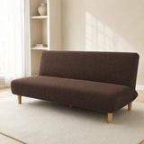 Sofa Bed Cover – Textured Stretch – Mocha Brown