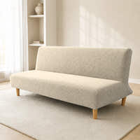 Sofa Bed Cover – Polar Fleece – Cream