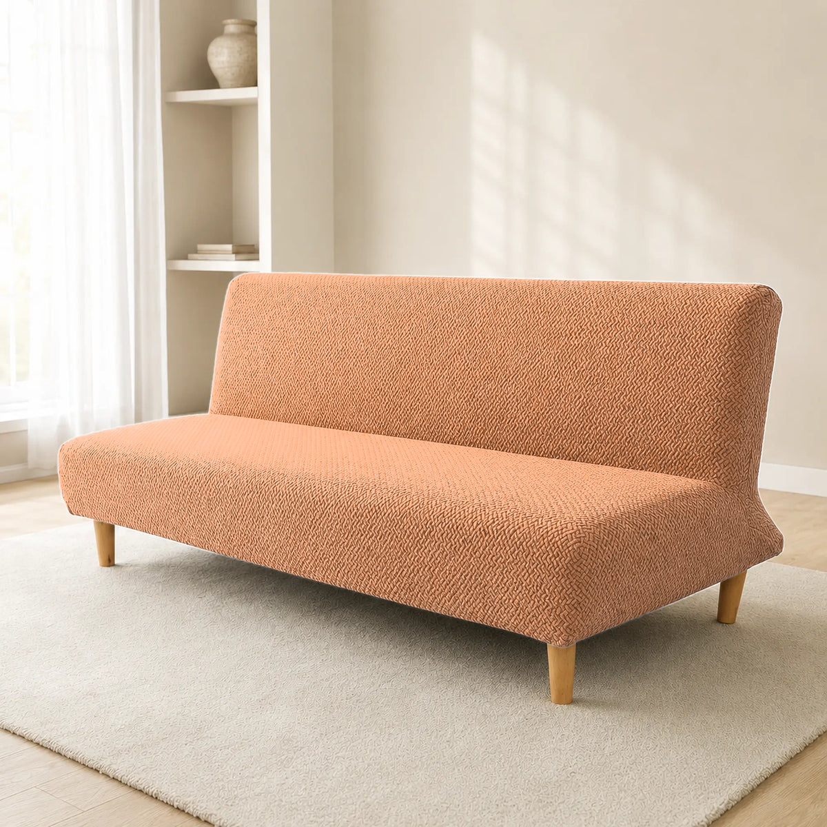 Sofa Bed Cover – Polar Fleece – Apricot
