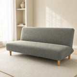 Sofa Bed Cover – Textured Jacquard – Sage Grey
