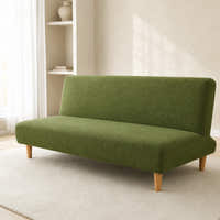 Sofa Bed Cover – Boucle – Olive