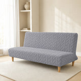 Sofa Bed Cover – Cable Knit – Dove Grey