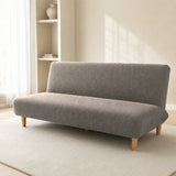 Sofa Bed Cover – Textured Stretch – Greige