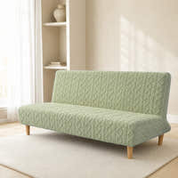 Sofa Bed Cover – Cable Knit – Sage Green