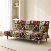 Sofa Bed Cover – Folk Tile – Multicolor