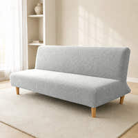 Sofa Bed Cover – Polar Fleece – Cloud Grey
