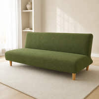 Sofa Bed Cover – Boucle – Olive