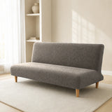 Sofa Bed Cover – Textured Stretch – Greige