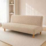 Sofa Bed Cover – Waffle – Mauve Pink