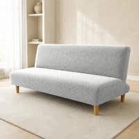 Sofa Bed Cover – Polar Fleece – Cloud Grey