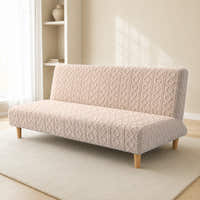 Sofa Bed Cover – Cable Knit – Oatmeal Cream