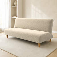 Sofa Bed Cover – Polar Fleece – Cream