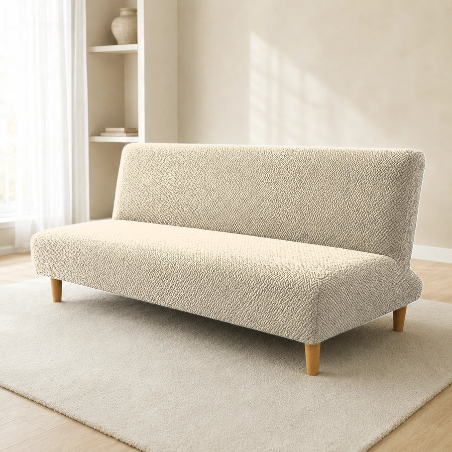 Sofa Bed Cover – Polar Fleece – Cream