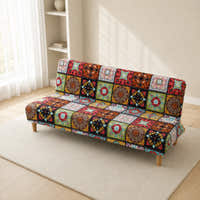 Sofa Bed Cover – Folk Tile – Multicolor
