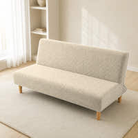 Sofa Bed Cover – Polar Fleece – Cream