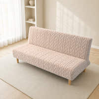 Sofa Bed Cover – Cable Knit – Oatmeal Cream