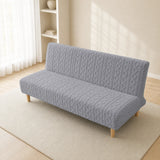 Sofa Bed Cover – Cable Knit – Dove Grey
