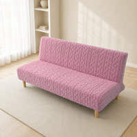 Sofa Bed Cover – Cable Knit – Rose Pink