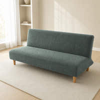 Sofa Bed Cover – Textured Stretch – Sage Green