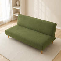Sofa Bed Cover – Boucle – Olive