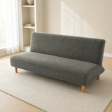 Sofa Bed Cover – Textured Jacquard – Sage Grey