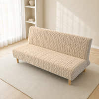 Sofa Bed Cover – Cable Knit – Ivory Cream
