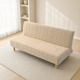 Sofa Bed Cover – Cable Knit – Ivory Cream